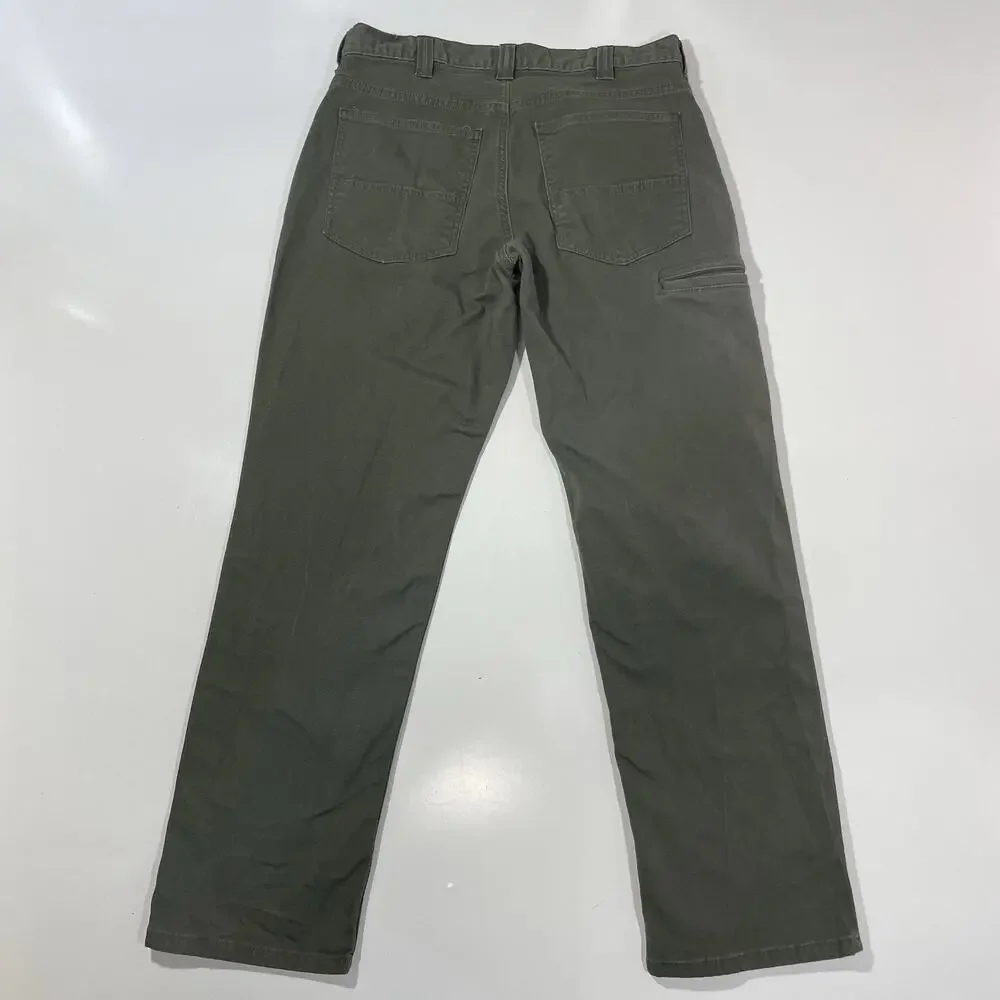 Carhartt Men’s Relaxed Fit Carpenter Casual Work Pants Green Utility 32x30
